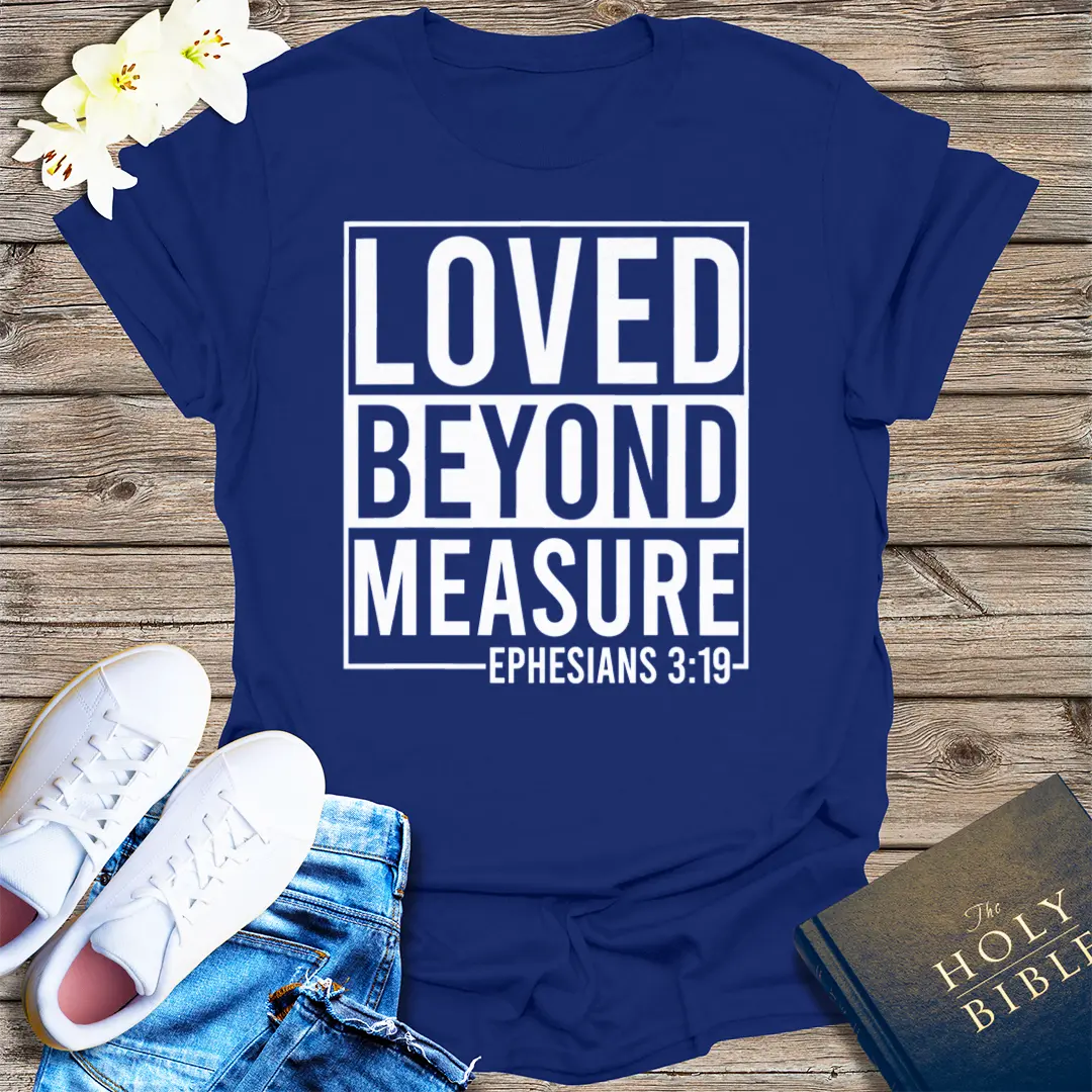 Powered by Prayer T-Shirt - Navy
