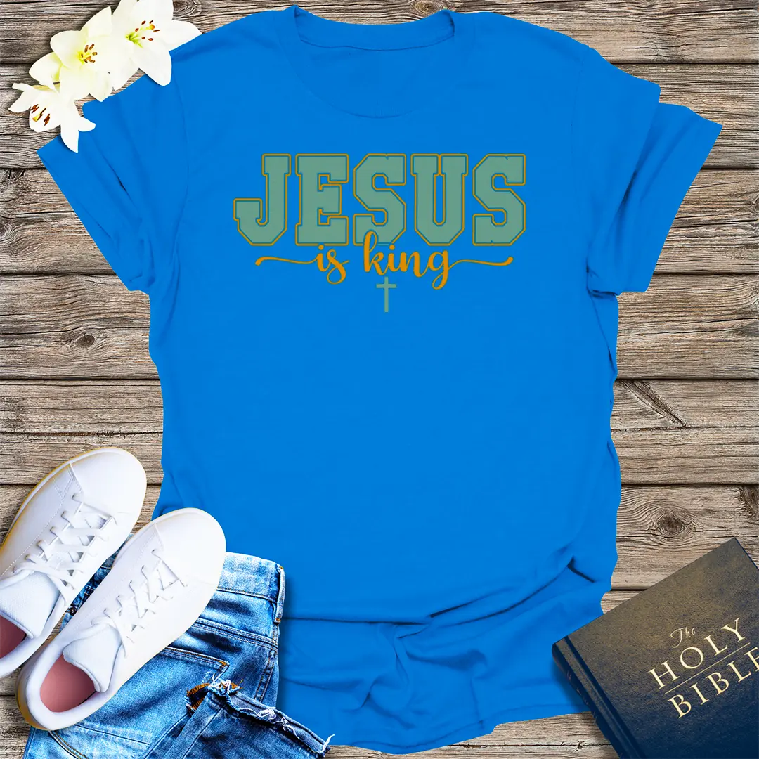 Jesus Is King T-Shirt - Royal