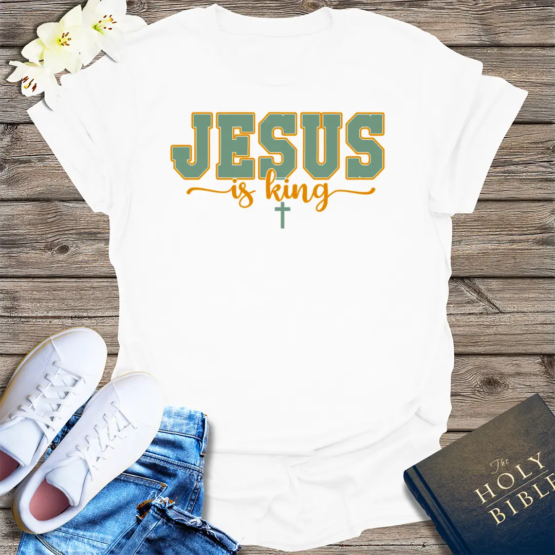 Jesus Is King T-Shirt - White