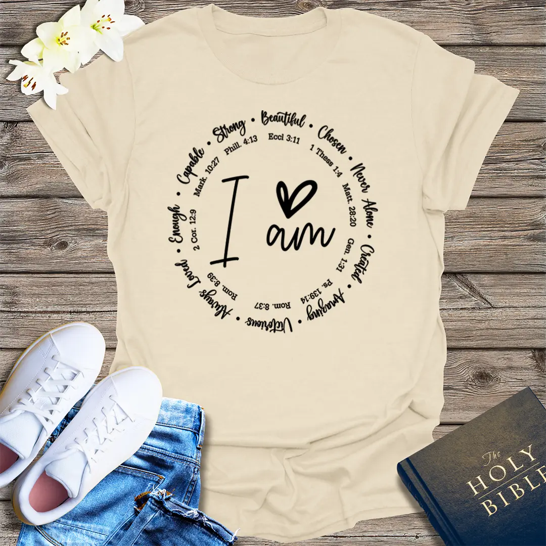 Jesus Is King T-Shirt - Natural
