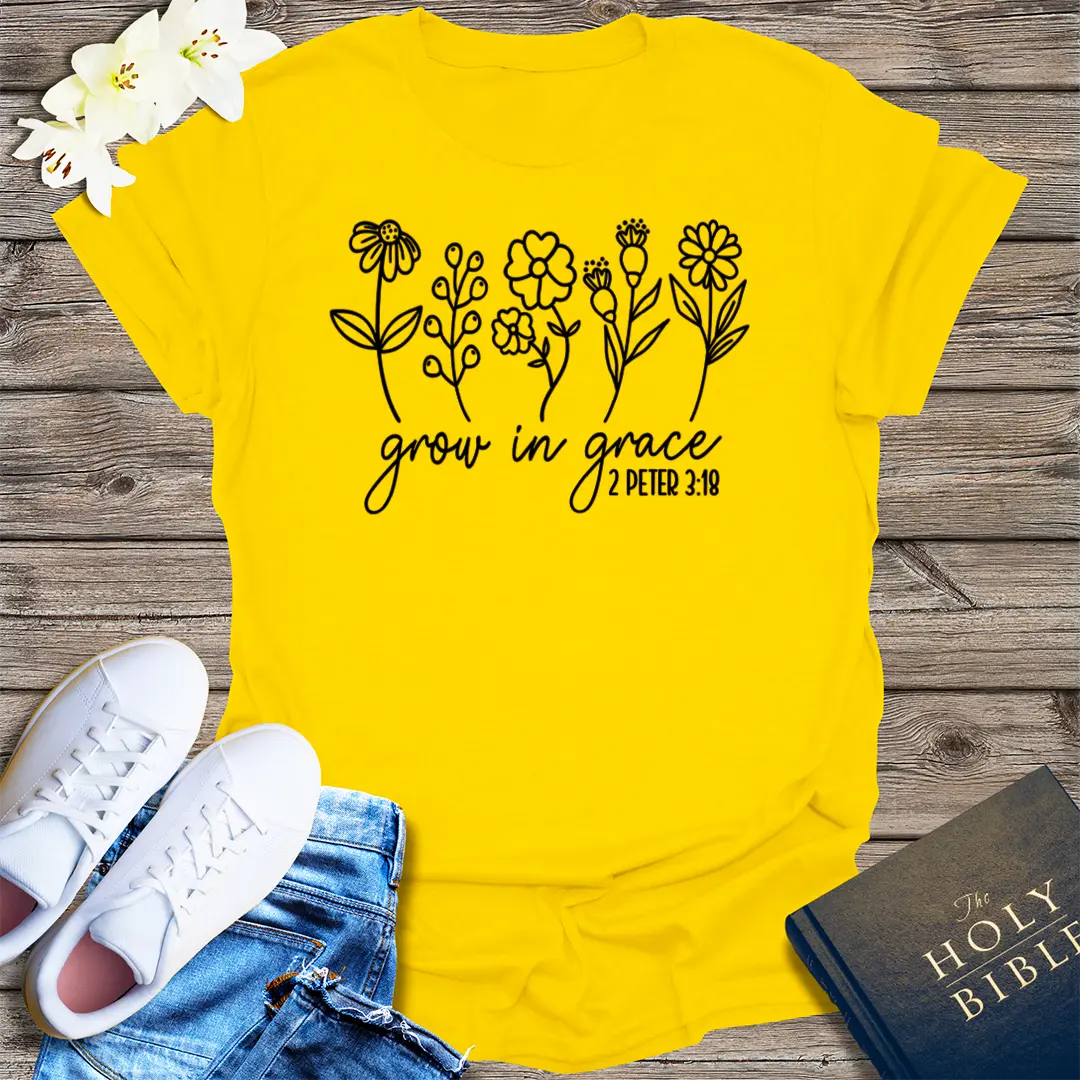 Fueled by Jesus and Coffee T-Shirt - Daisy