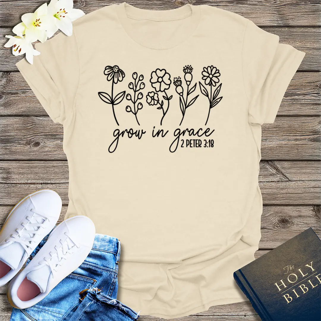 Fueled by Jesus and Coffee T-Shirt - Natural