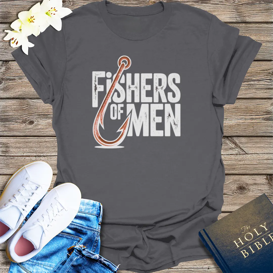 Fishers of Men T-Shirt - Charcoal