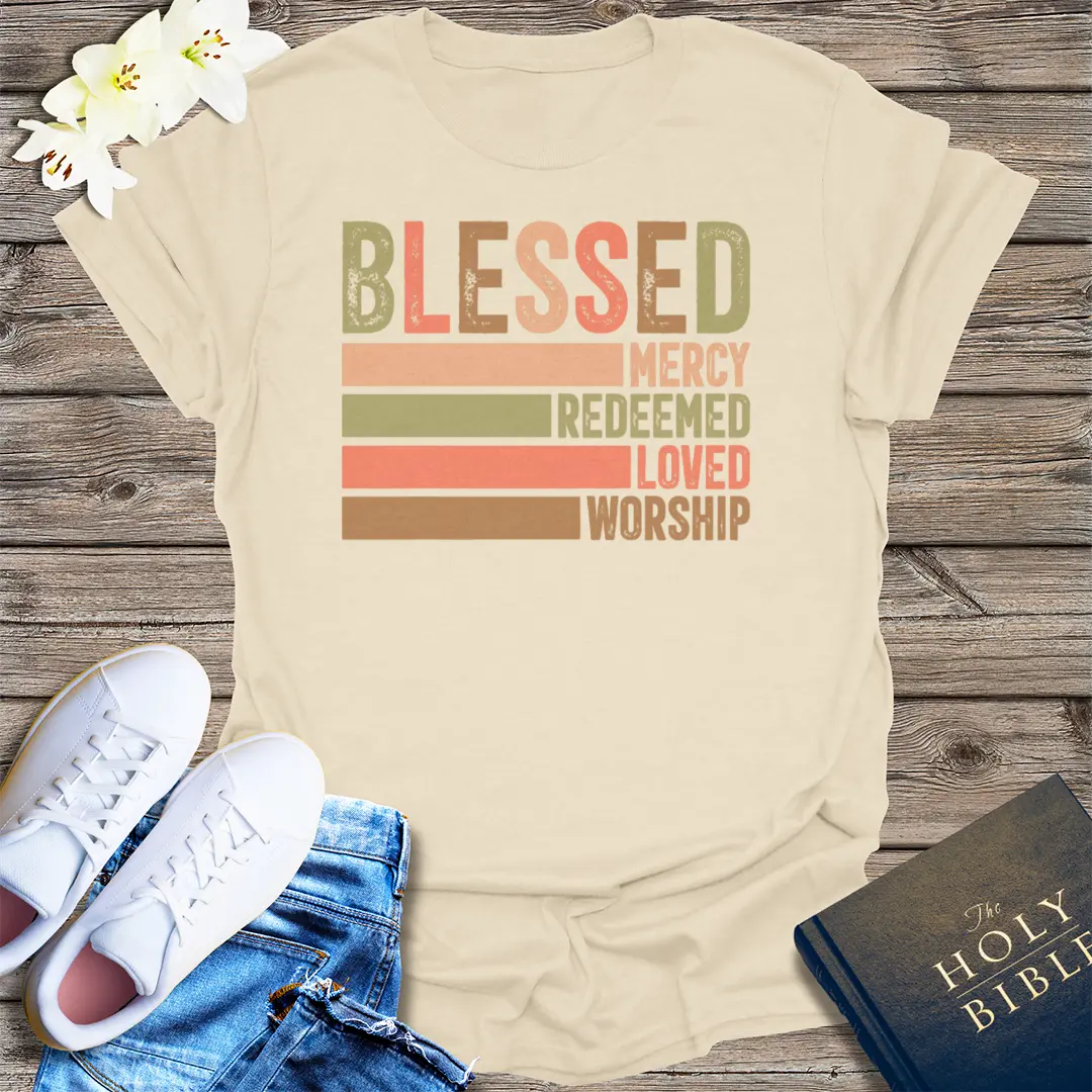 Blessed & Redeemed T-Shirt - Natural