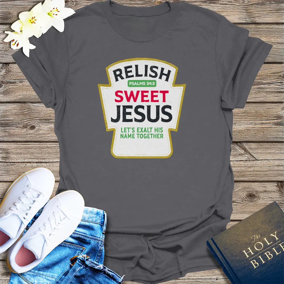 Relish Sweet Jesus T-Shirt - Charcoal