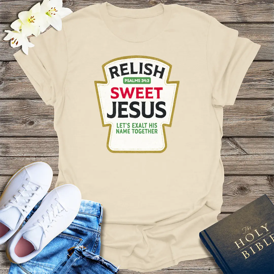 Relish Sweet Jesus T-Shirt - Natural