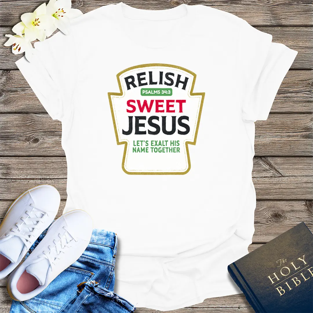 Relish Sweet Jesus T-Shirt - White