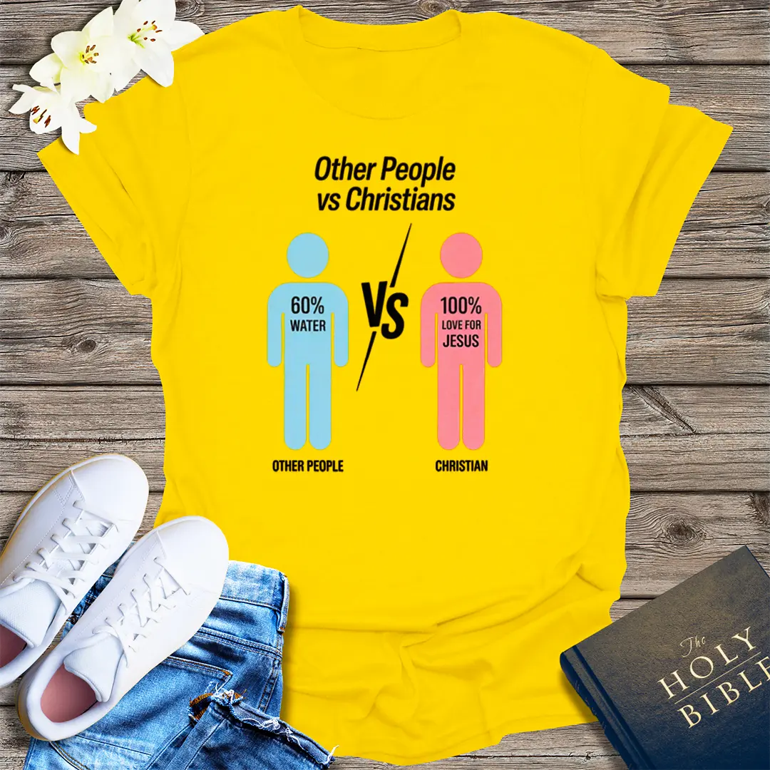 100% Love for Jesus T-Shirt - Daisy