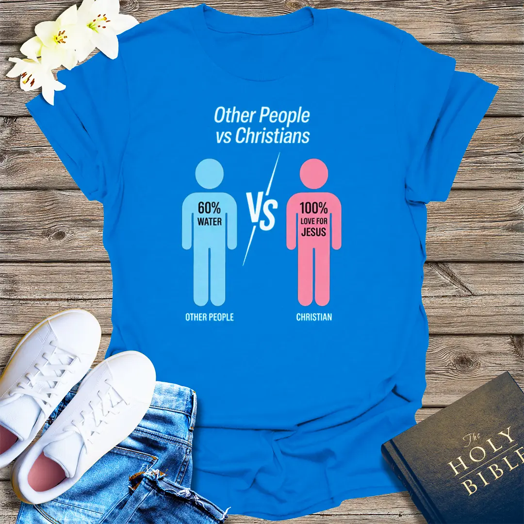 100% Love for Jesus T-Shirt - Royal