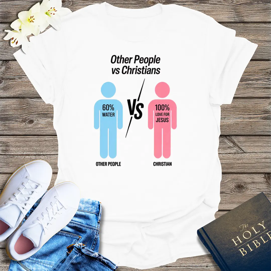 100% Love for Jesus T-Shirt - White