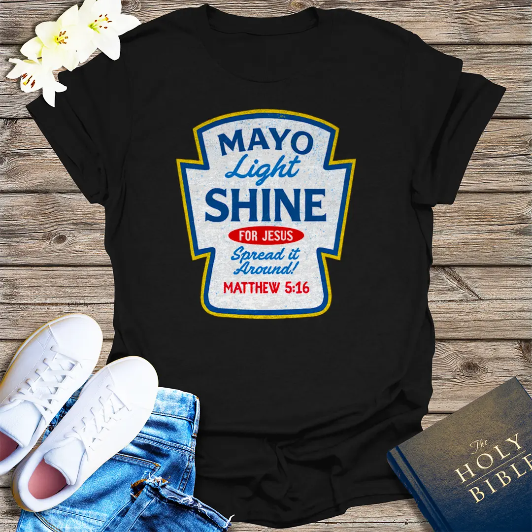 Mayo Light Shine T-Shirt - Black