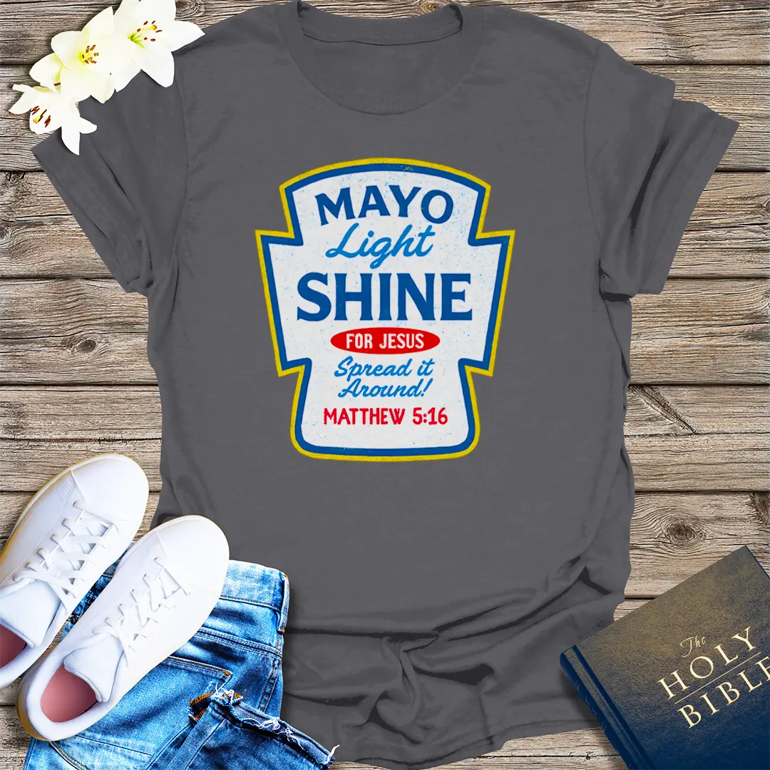 Mayo Light Shine T-Shirt - Charcoal