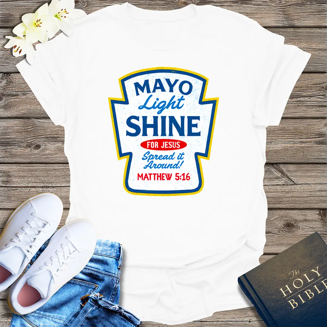 Mayo Light Shine T-Shirt - White