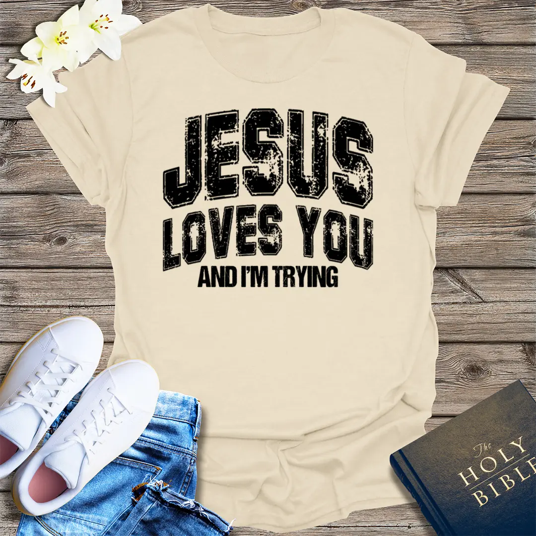 Thou Shalt Not Try Me T-Shirt - Natural