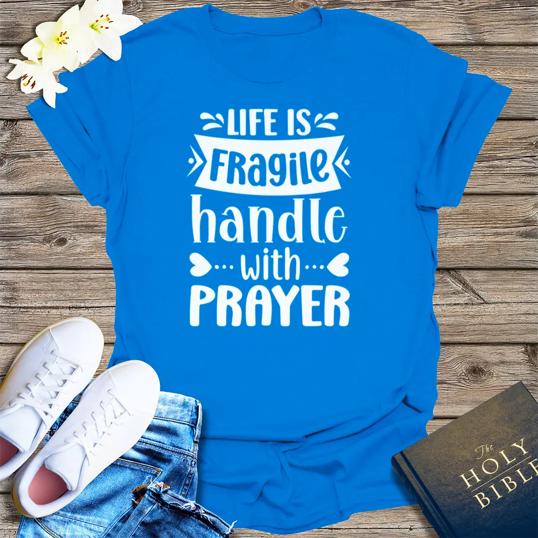 Powered by Prayer T-Shirt - Royal