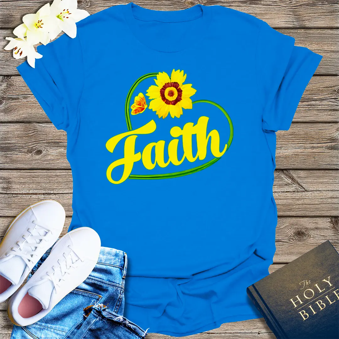 Sunflower Faith T-Shirt - Royal