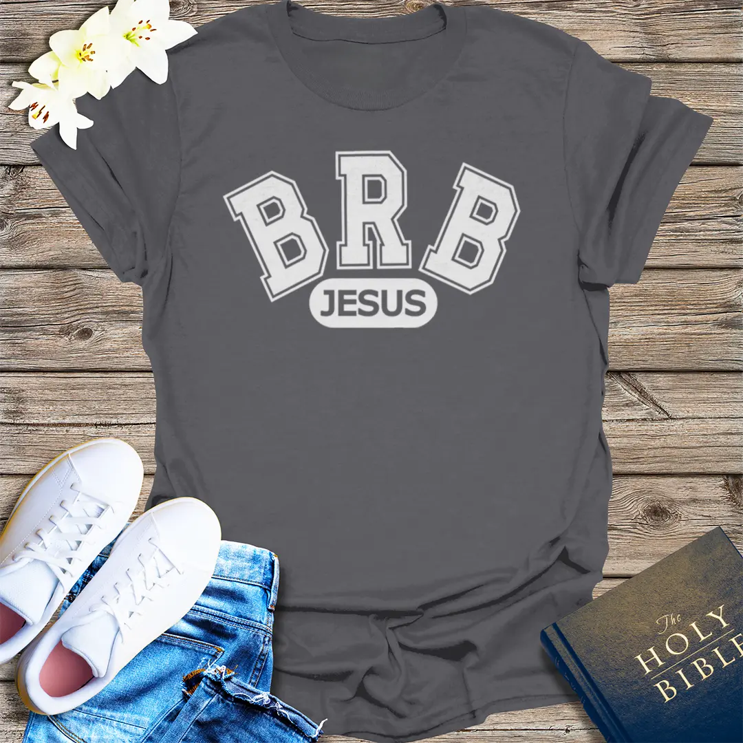 Jesus Is King T-Shirt - Charcoal