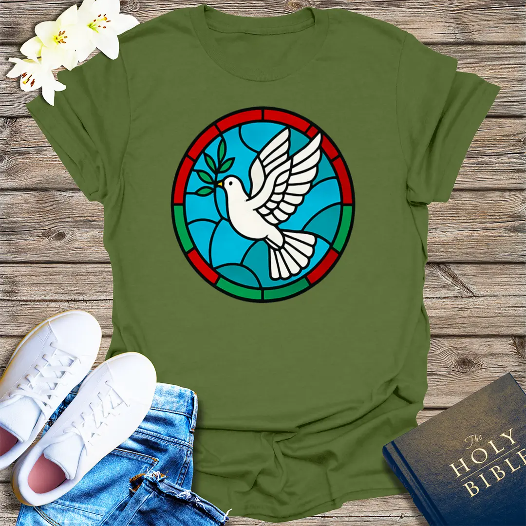 Peaceful Dove T-Shirt - Military Green
