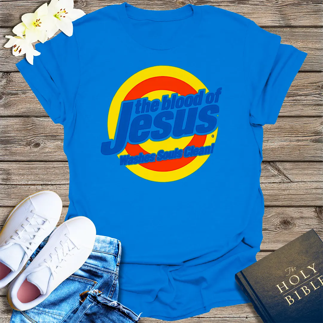 The Blood of Jesus T-Shirt - Royal
