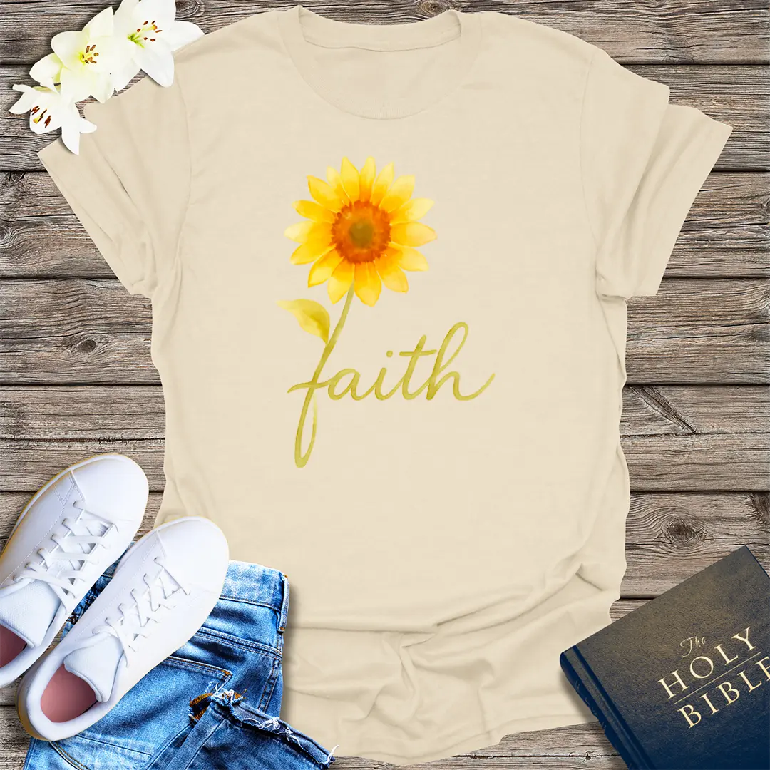 Sunflower Faith T-Shirt - Natural