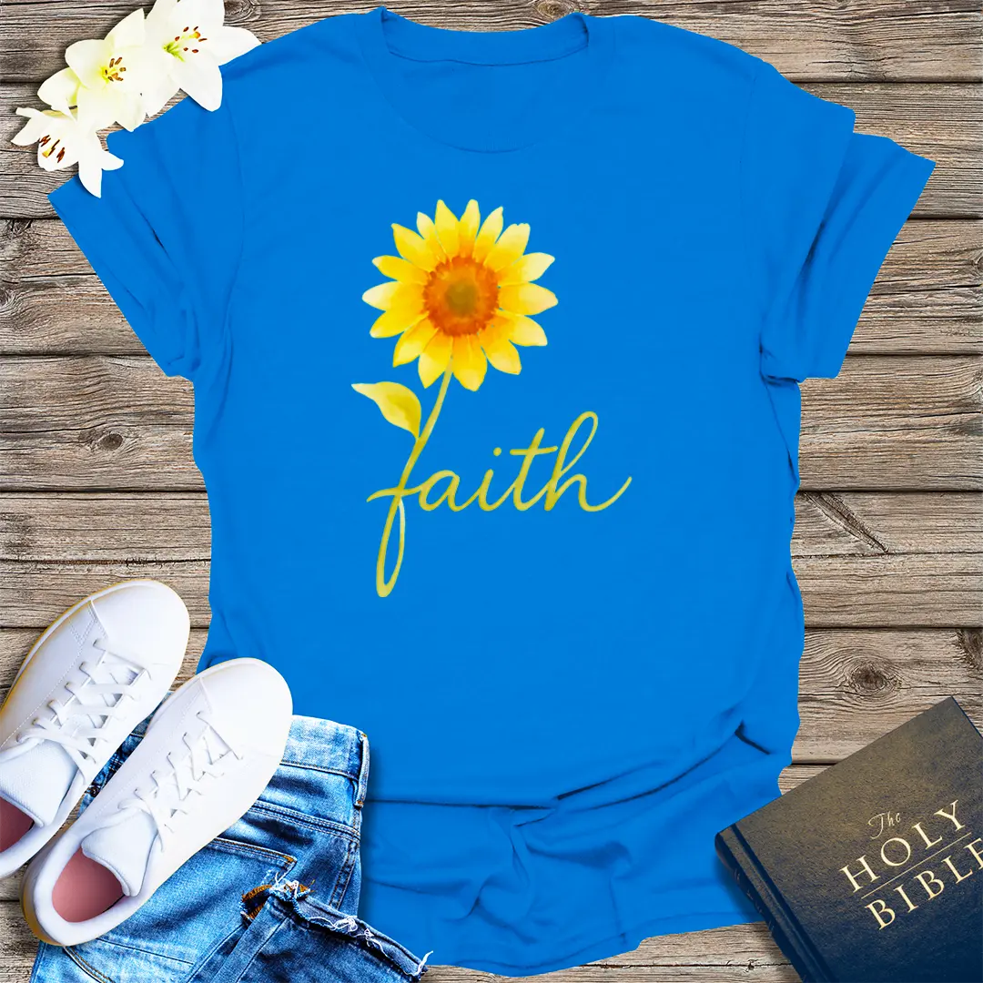 Sunflower Faith T-Shirt - Royal