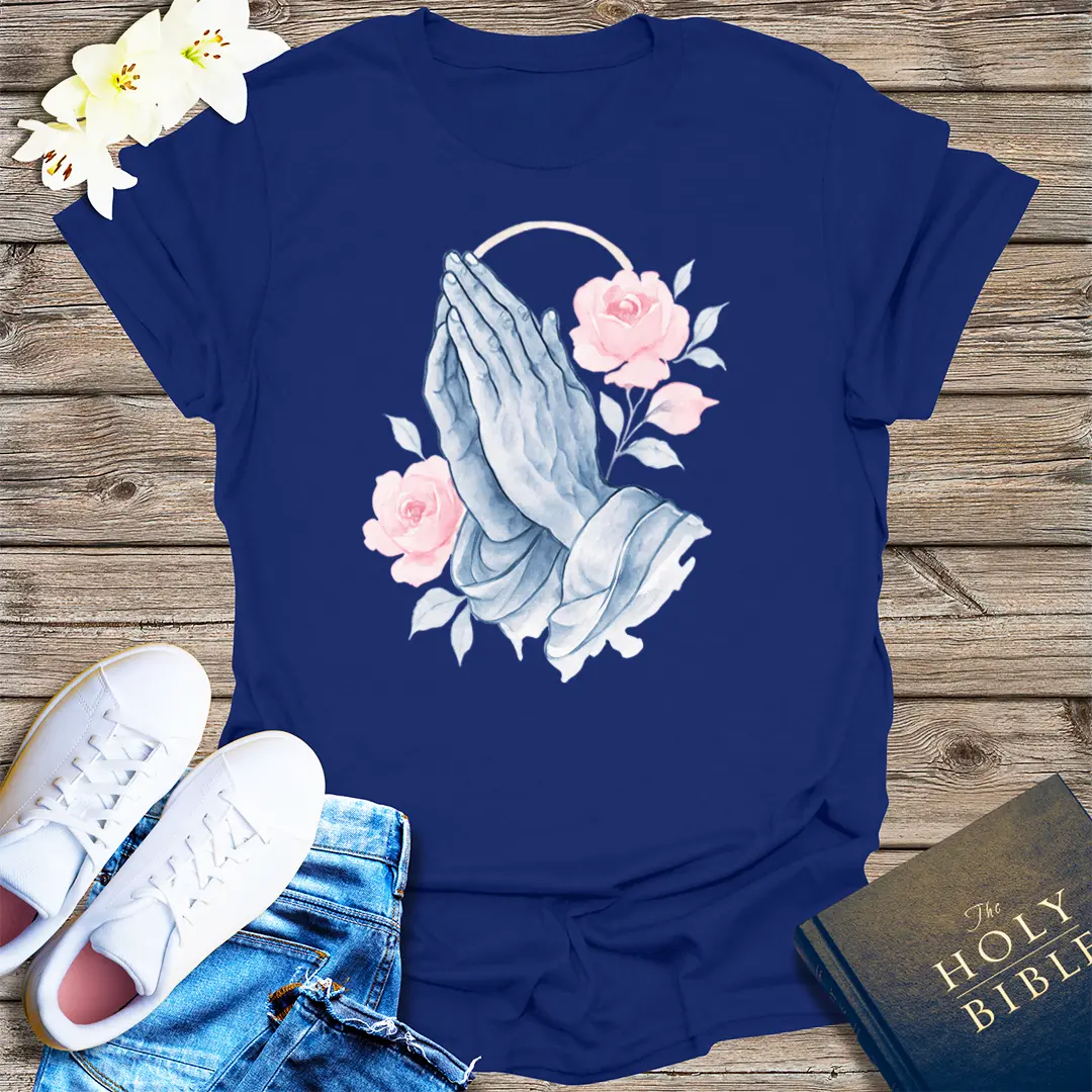 Graceful Prayer T-Shirt - Navy