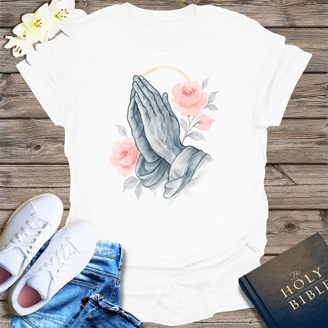 Graceful Prayer T-Shirt - White