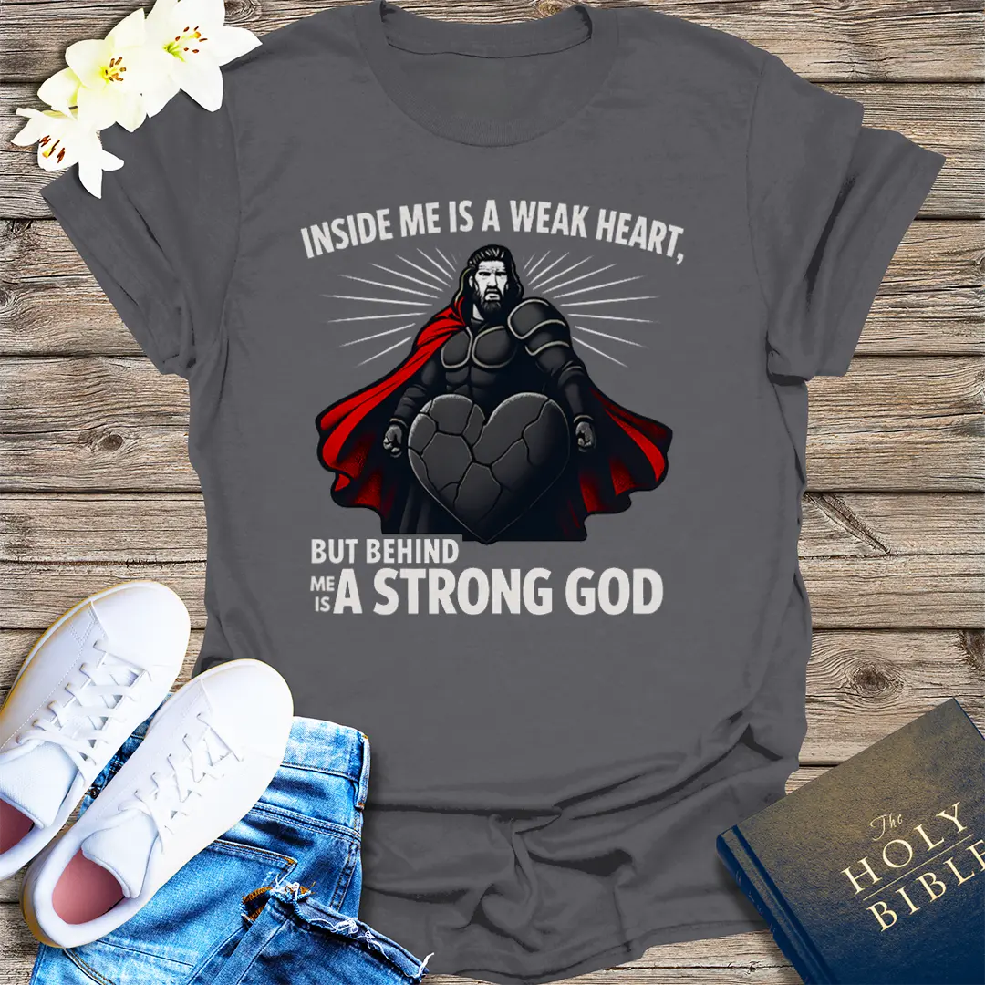 Strong God Warrior T-Shirt - Charcoal