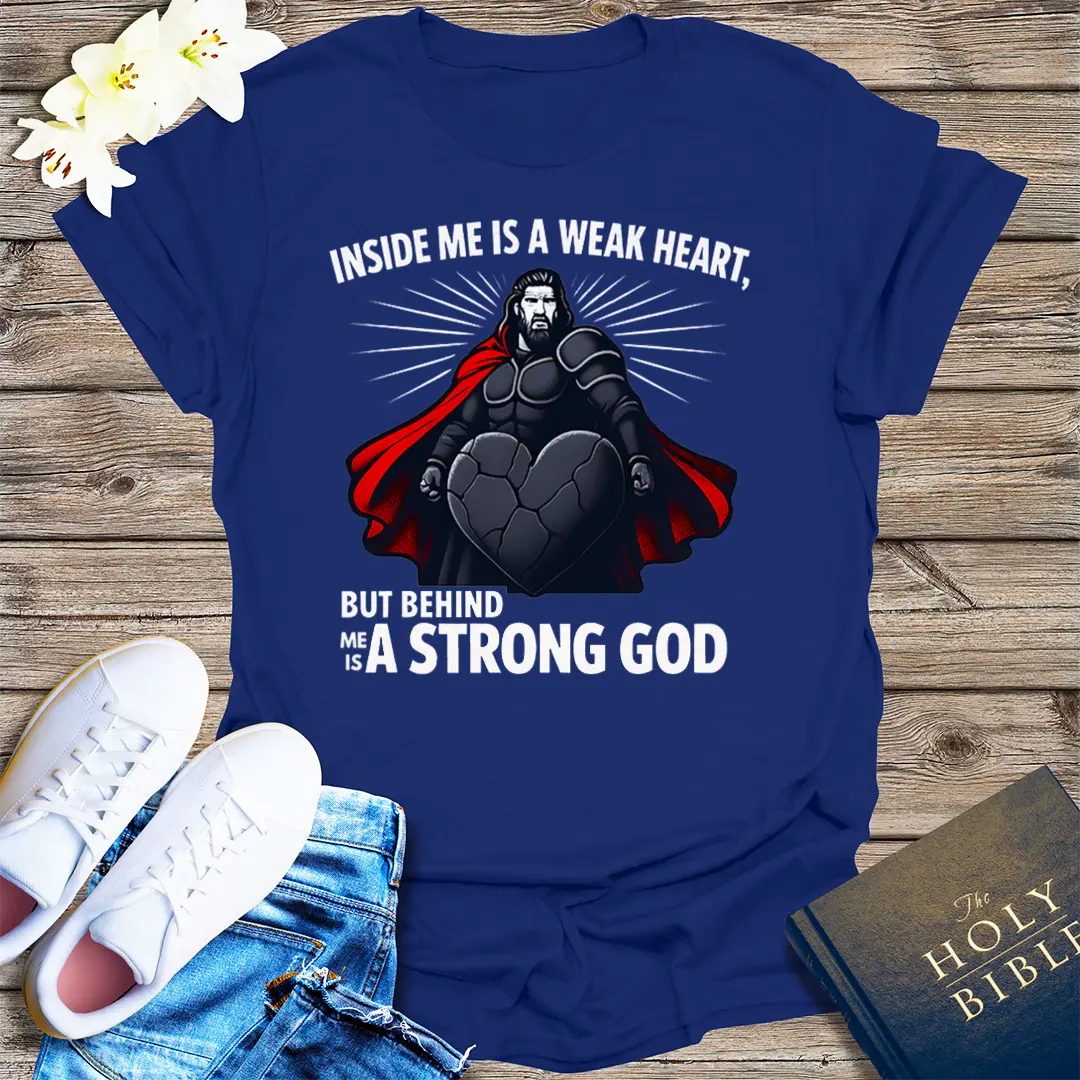 Strong God Warrior T-Shirt - Navy