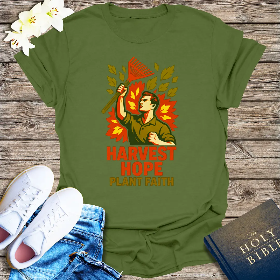 Harvest Hope T-Shirt - Military Green