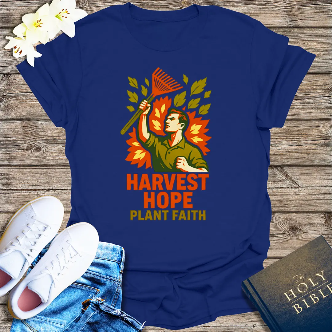 Harvest Hope T-Shirt - Navy