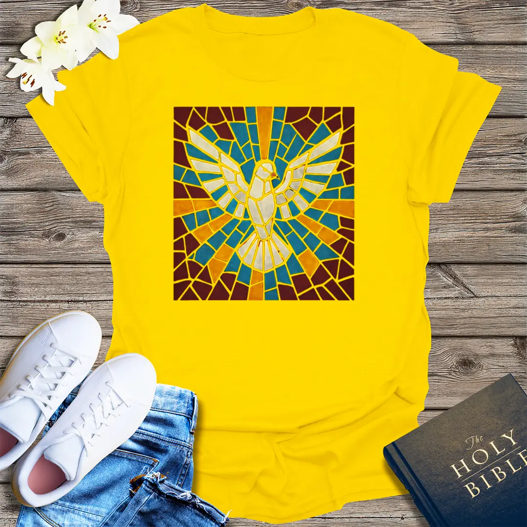 Holy Spirit Mosaic T-Shirt - Daisy