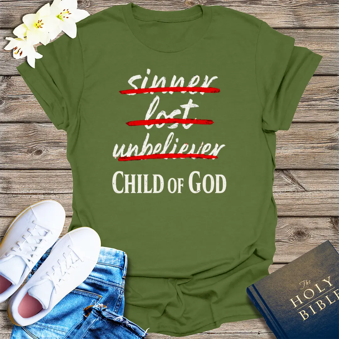 Child of God Identity T-Shirt - Military Green