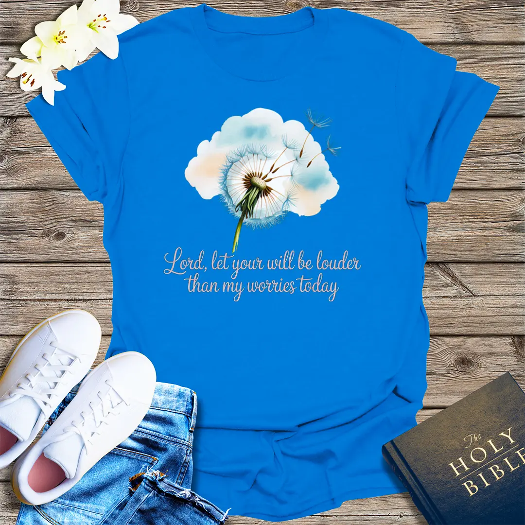 Louder Than My Worries T-Shirt - Royal