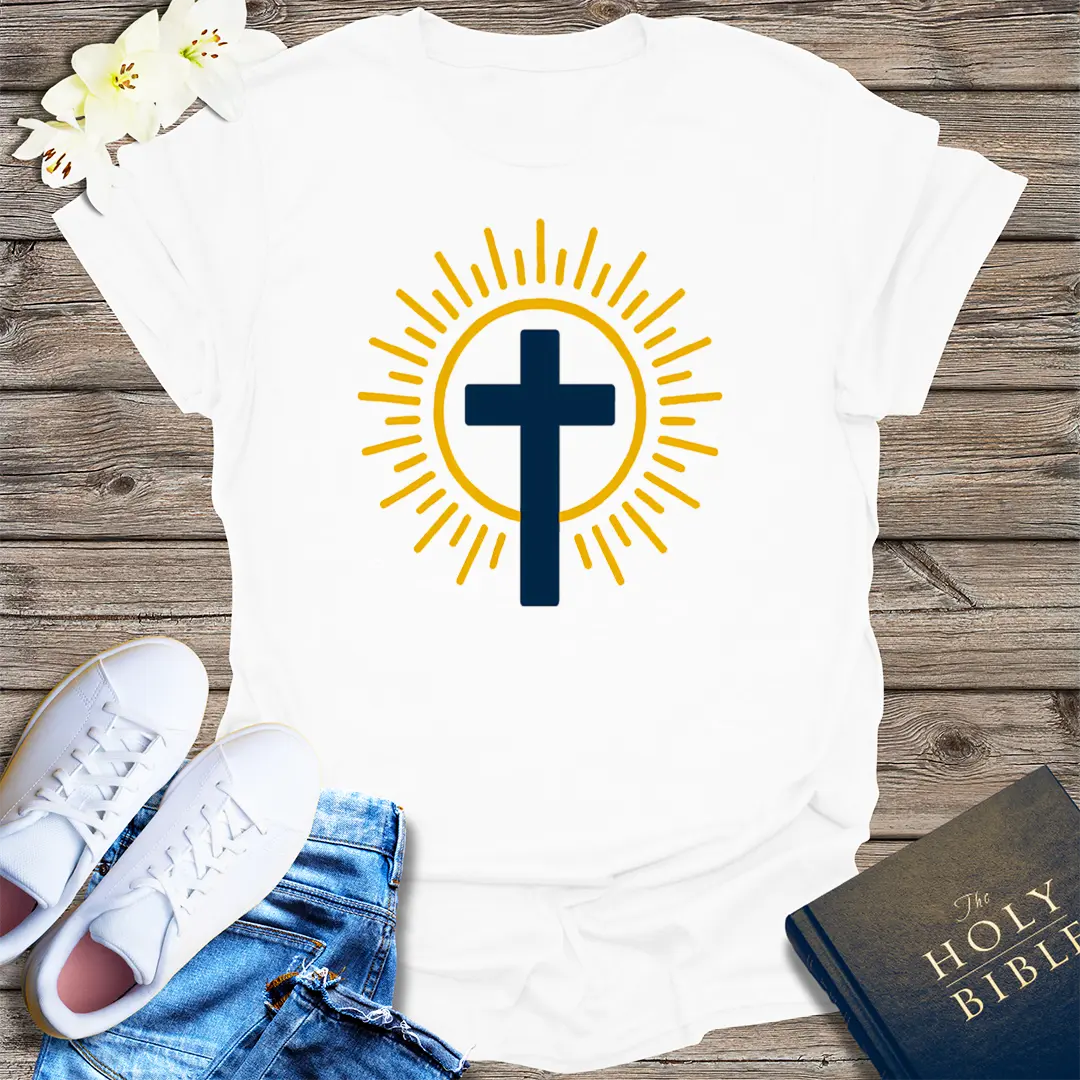 Radiant Cross T-Shirt - White