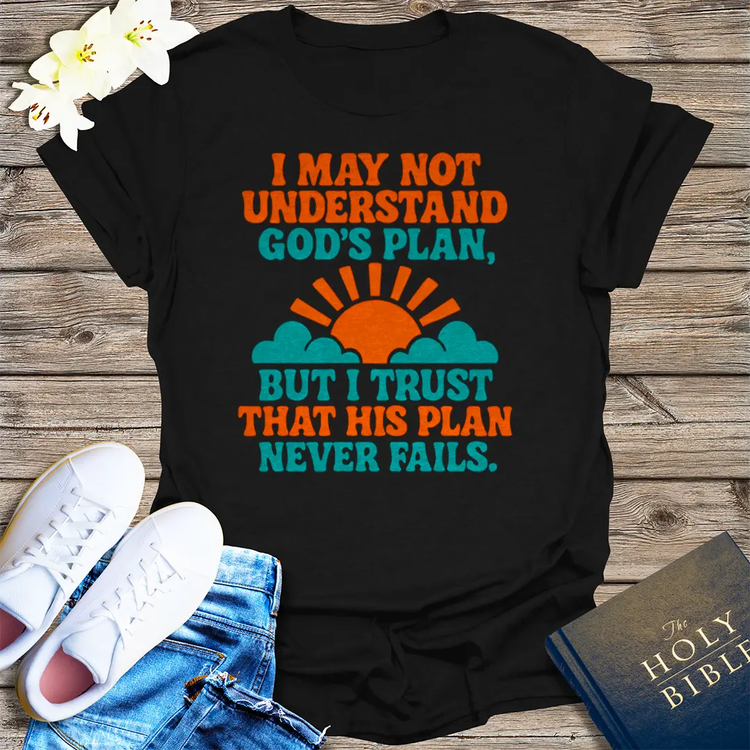 God's Perfect Plan T-Shirt - Black