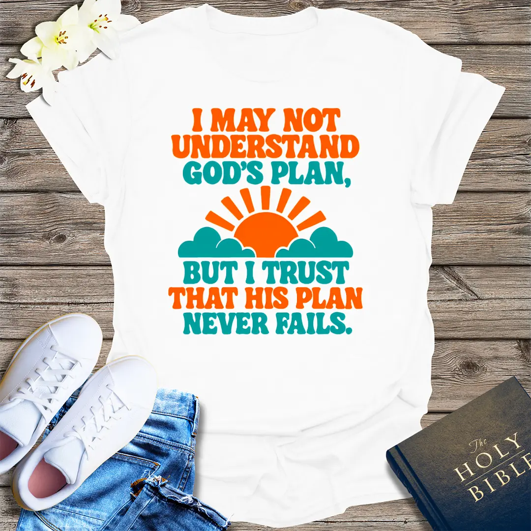 God's Perfect Plan T-Shirt - White