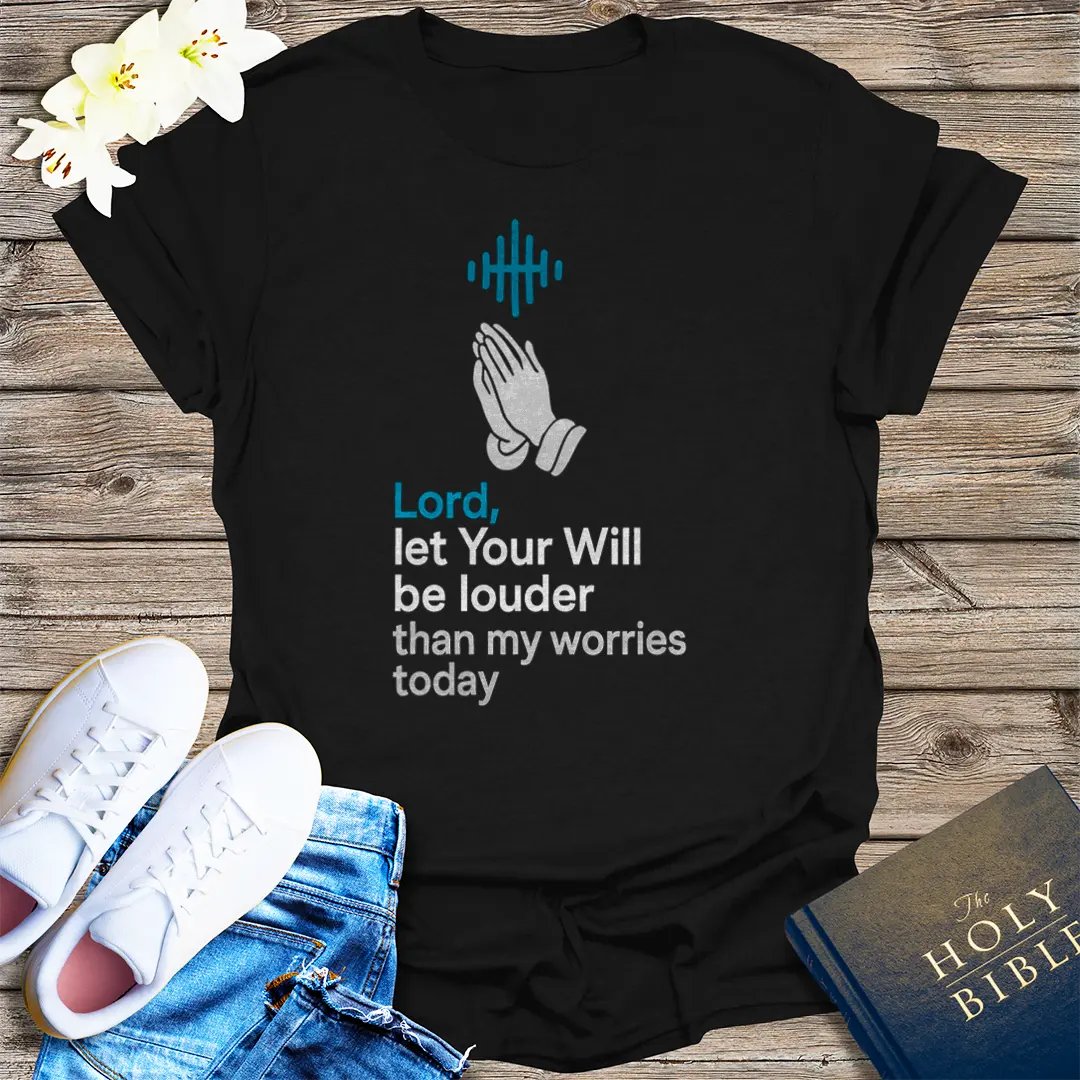 Louder Than Worries T-Shirt - Black