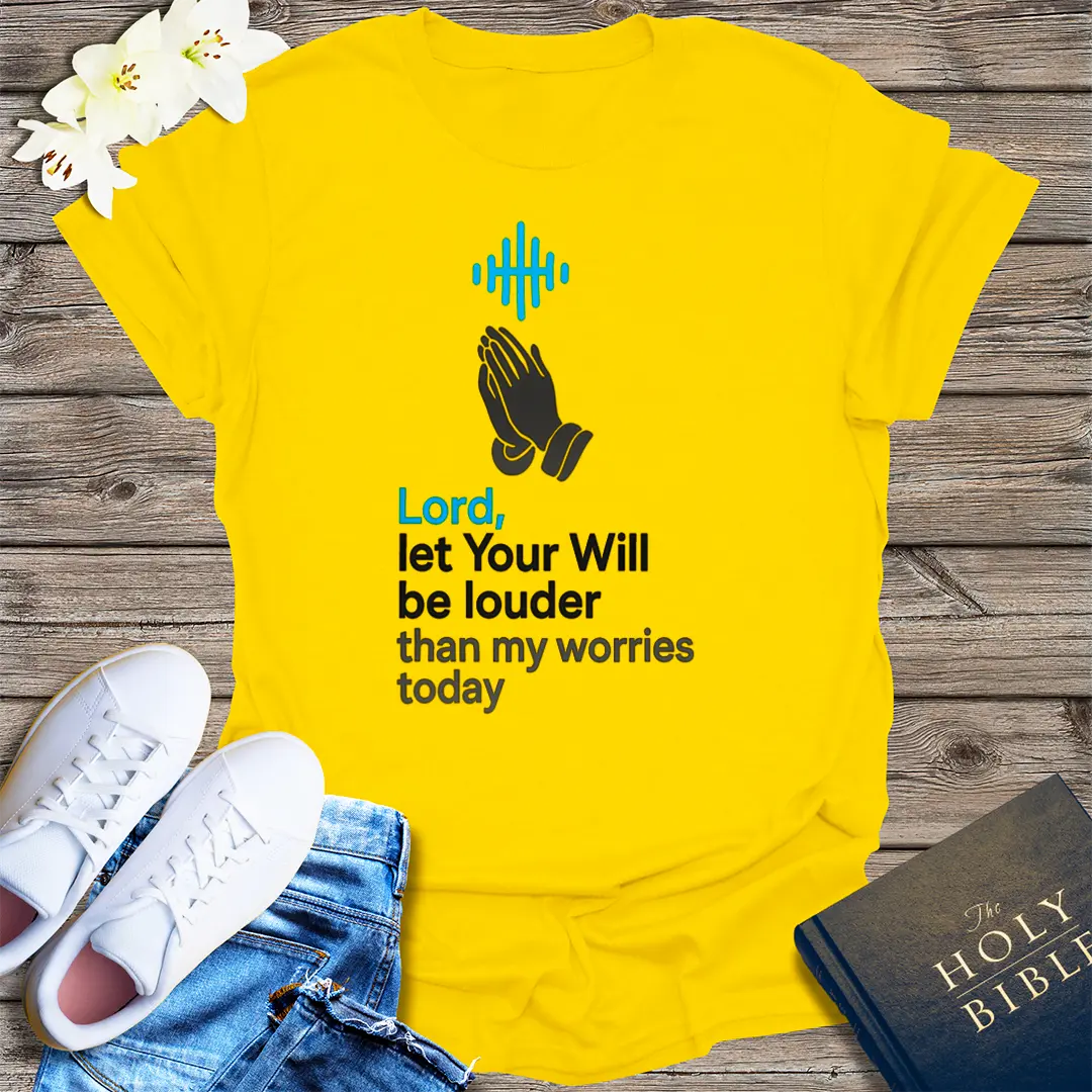 Louder Than Worries T-Shirt - Daisy