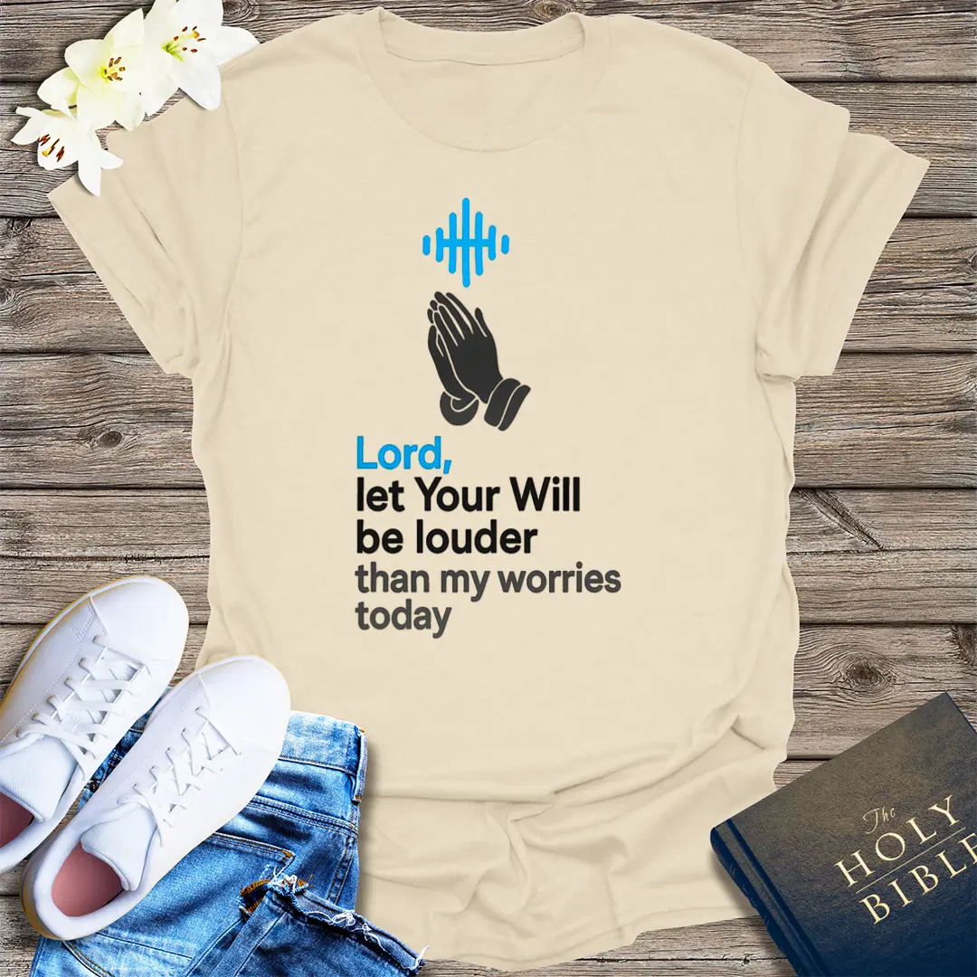 Louder Than Worries T-Shirt - Natural