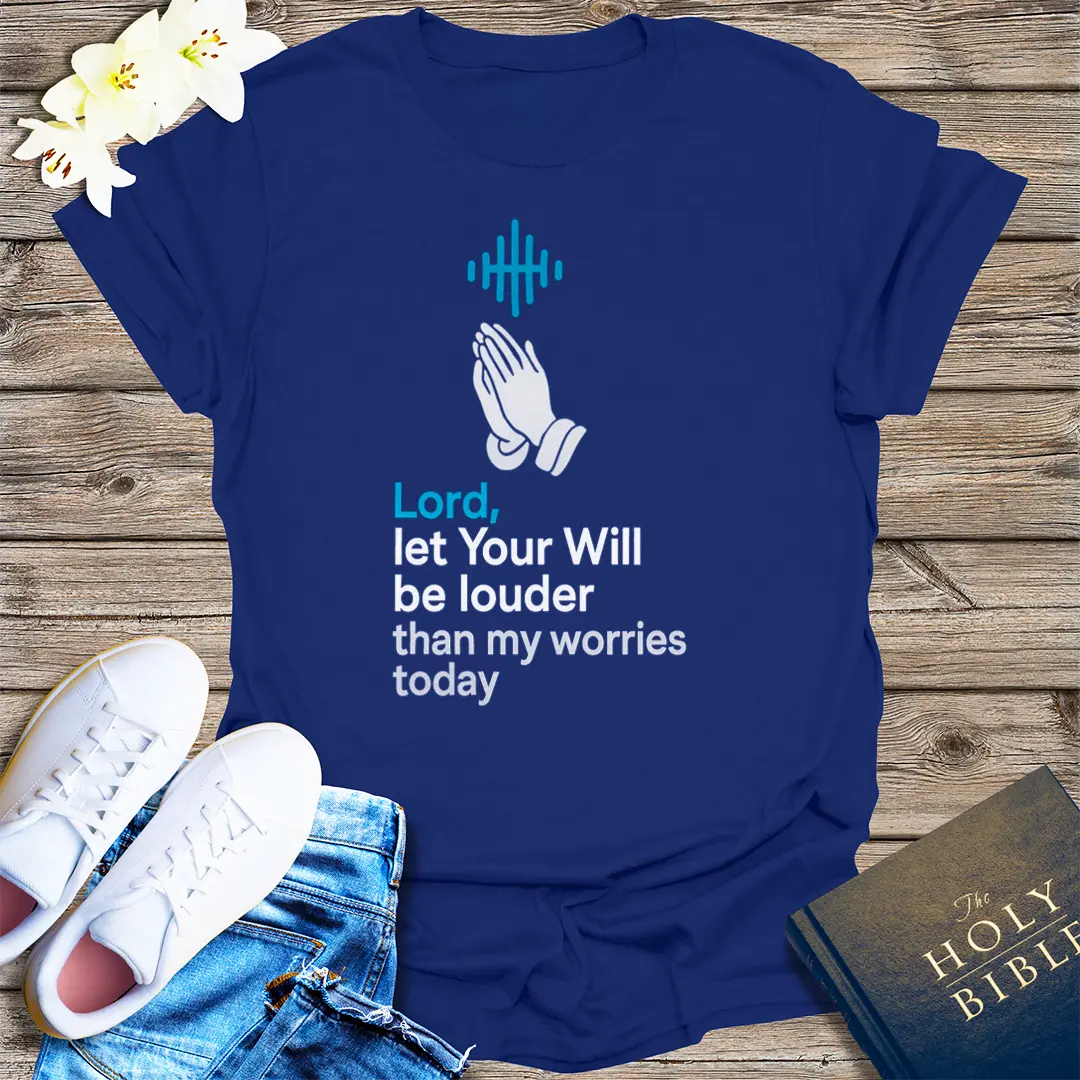 Louder Than Worries T-Shirt - Navy