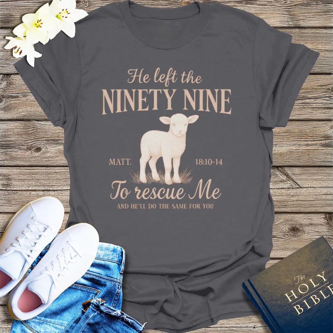 Ninety-Nine Rescue T-Shirt - Charcoal