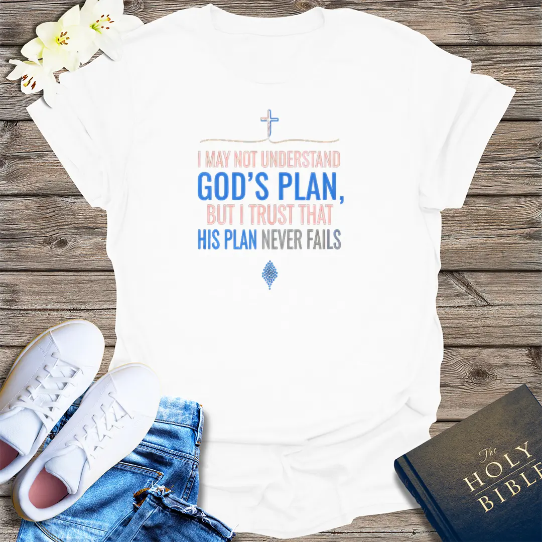 God's Perfect Plan T-Shirt - White