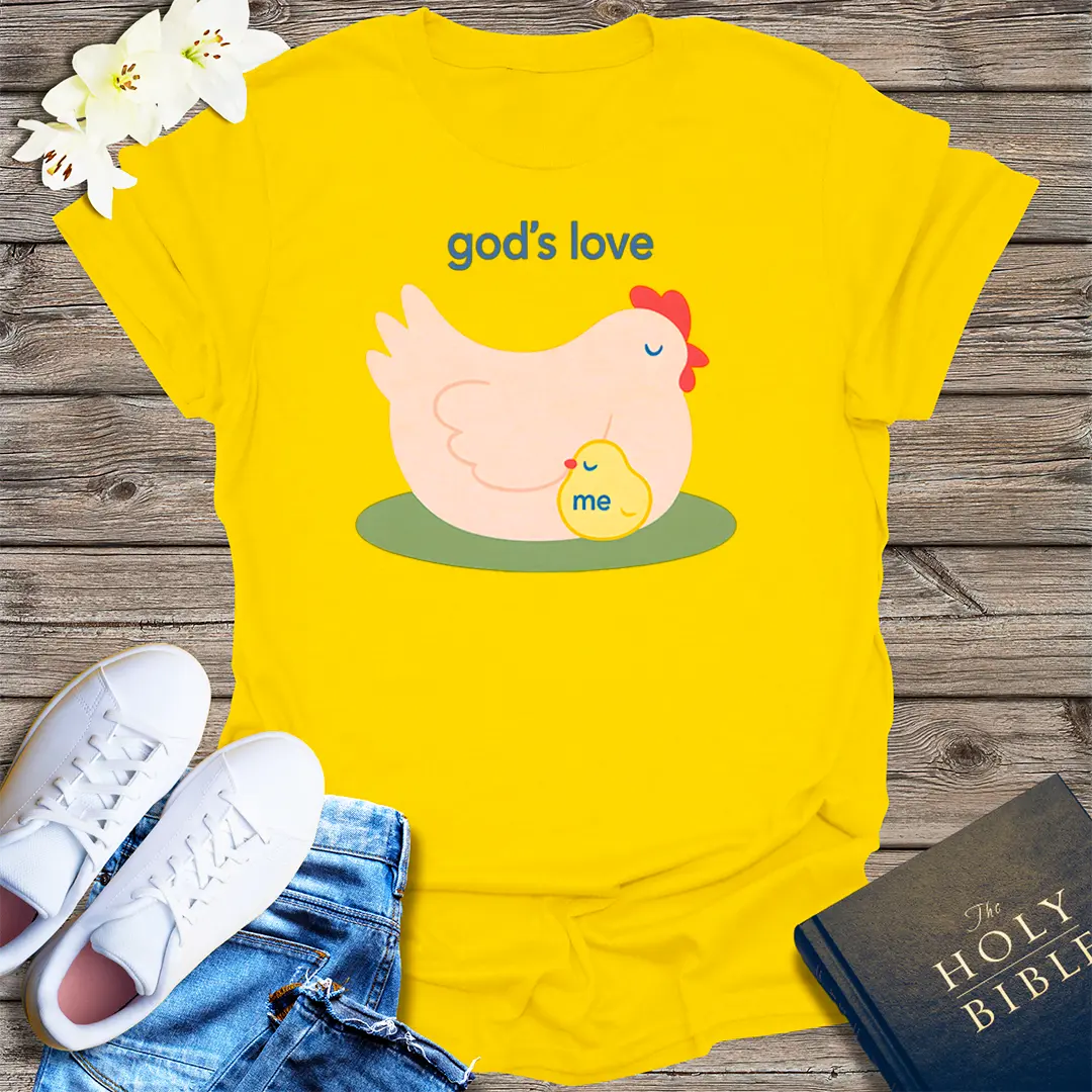 God's Love Hen T-Shirt - Daisy