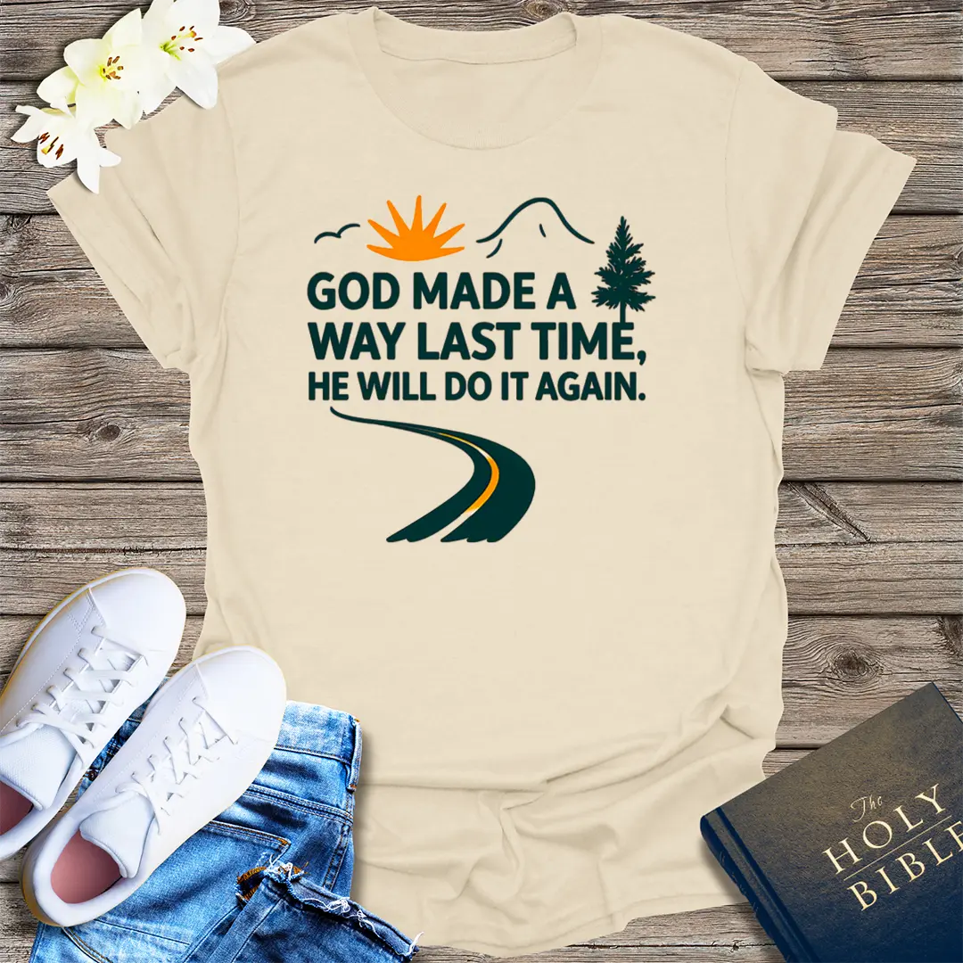 He Will Do It Again T-Shirt - Natural