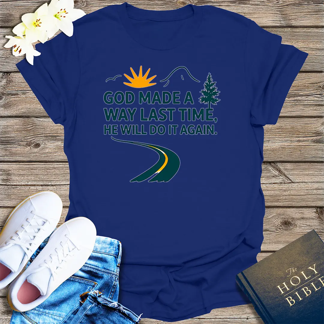 He Will Do It Again T-Shirt - Navy