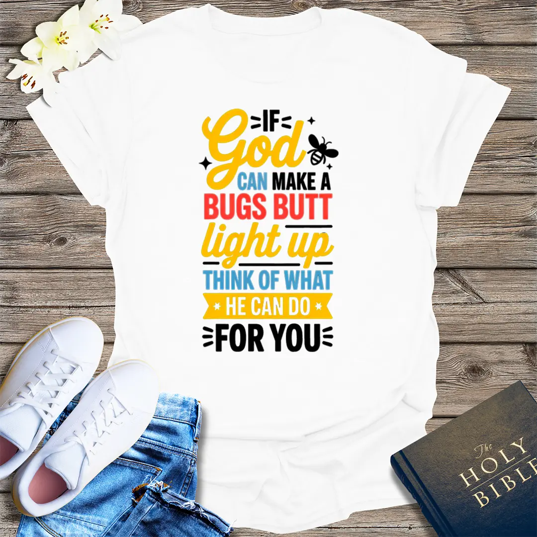 Light Up Faith T-Shirt - White