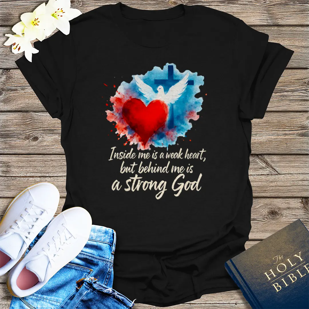 Strong God Faith T-Shirt - Black
