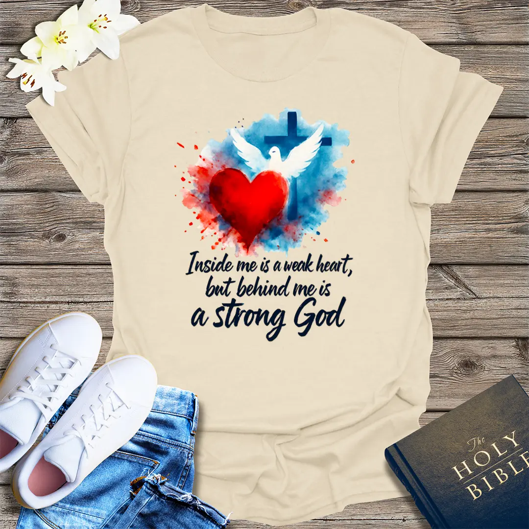 Strong God Faith T-Shirt - Natural