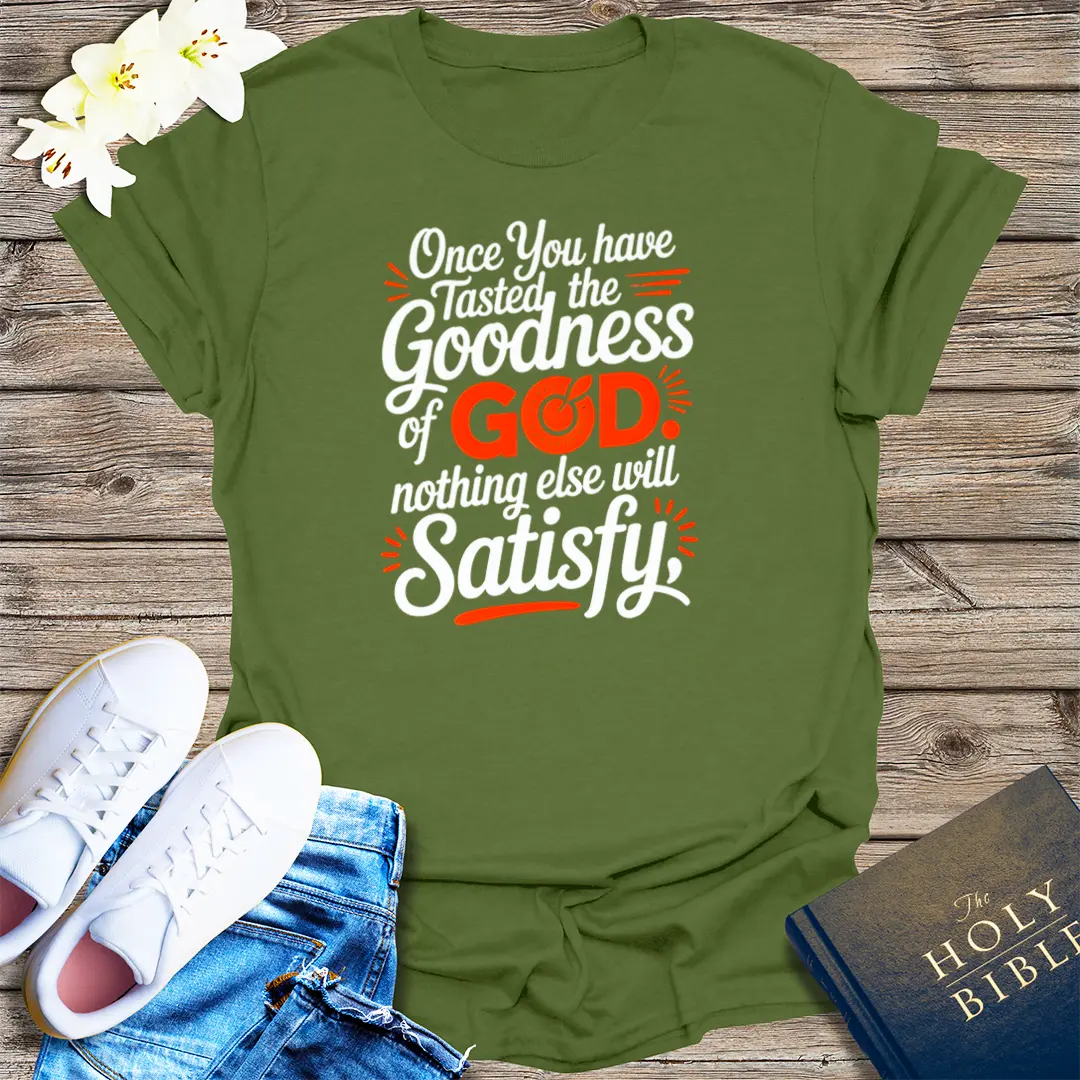 Goodness of God T-Shirt - Military Green
